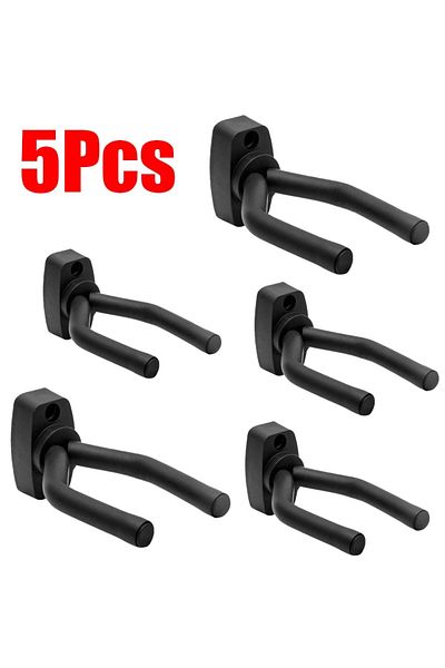 Choice 5pcs Miwayer Wall hanger for guitar from 1 to 10 pieces, black hook for all sizes, bass, mandolin, B