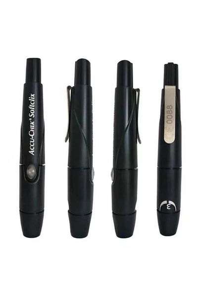 Choice Accu-Chek Softclix Lancing Device And 50's Blood Collection Lancets