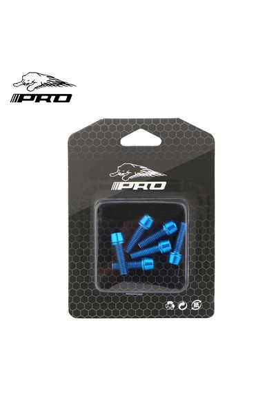 Choice Blue M5*18mm Bicycle Stem Screw 6pc Stainless Steel Road Mountain Bike Stem Bolts Durable Bike Handl