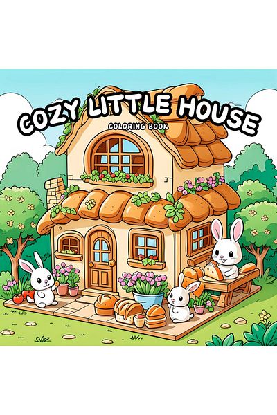 Choice COZY LITTLE HOUSE Bold-easy Patterns Coloring Book for Adults Cute Drawing Book Perfect Gift for ...
