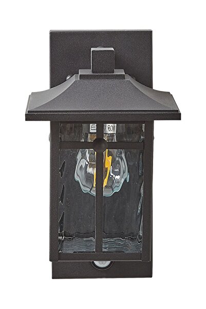 BELIANI Siyah Hareket Sensörlü Klasik Dış Mekan Feneri, Dayanıklı, Kolay Montajlı ve IP44