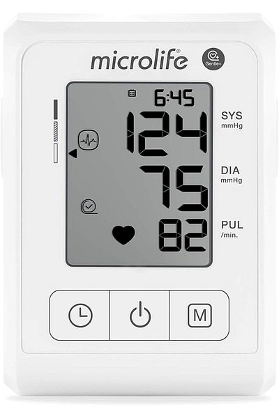 Microlife BP B1 Classic Upper Arm Blood Pressure Monitor With Arrhythmia Detection Pad Technology