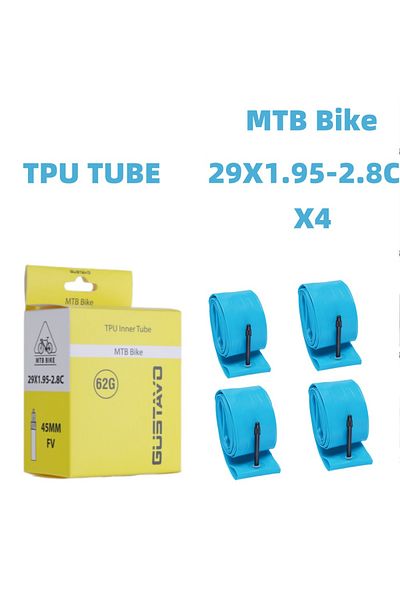 Choice Presta Valve 45mm 4PCS 29X1.95-2.8C GUSTAVO TPU Ultralight MTB Bike Inner Tube 26/27.5/29 X1.95-2.8C
