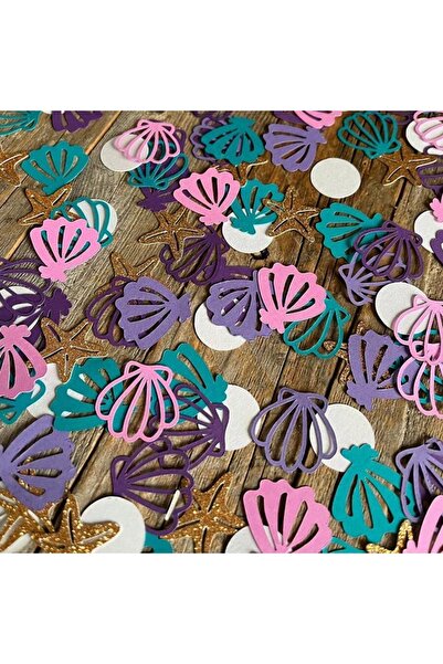 Choice style1 100 قطعة من قصاصات ورقية للحفلات على شكل حورية البحر ونجم البحر...