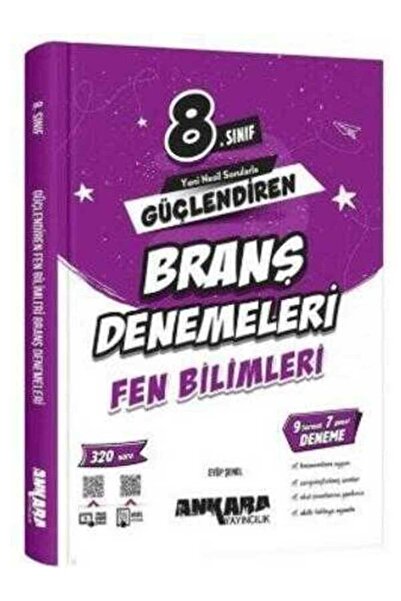 kitabın başkenti ankara yayıncılık ANKARA 8 GÜÇLENDİREN FEN BİLİMLERİ BRANŞ D...