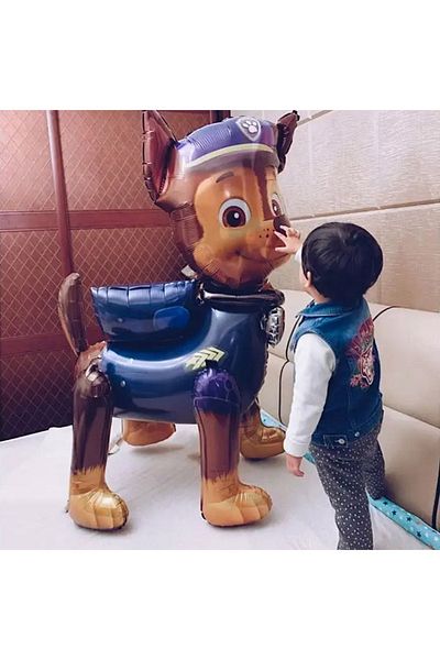 Choice 95x115cm Ruby 3D Cartoon Paw Patrol themed party decoration supplies Rescue dog Chase Marshall alumi