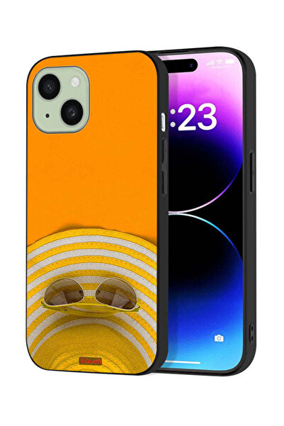 Tolwak غطاء حماية لهاتف Apple iPhone 15 مع قبعة ونظارات