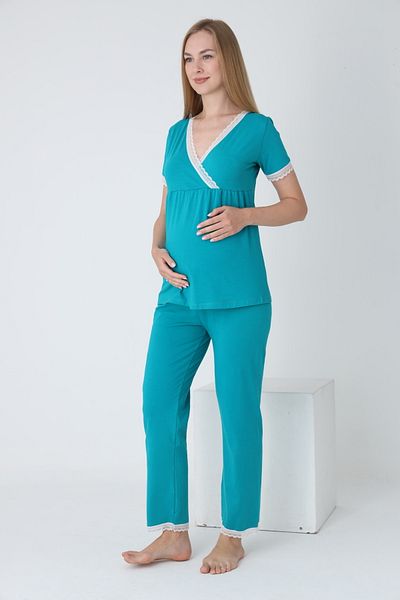 Miss Dünya Lissa Maternity and Pregnant Pajamas Set Suitable for Breastfeeding