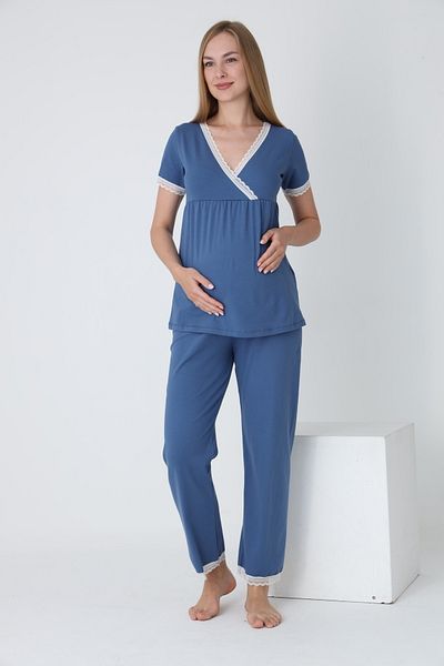 Miss Dünya Lissa Maternity and Pregnant Pajamas Set Suitable for Breastfeeding
