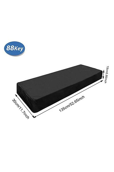 Choice 88 Keys Cover 61/88 Keys Piano Keyboard Dust Cover - Adjustable Breathable Canvas For Digital/elec