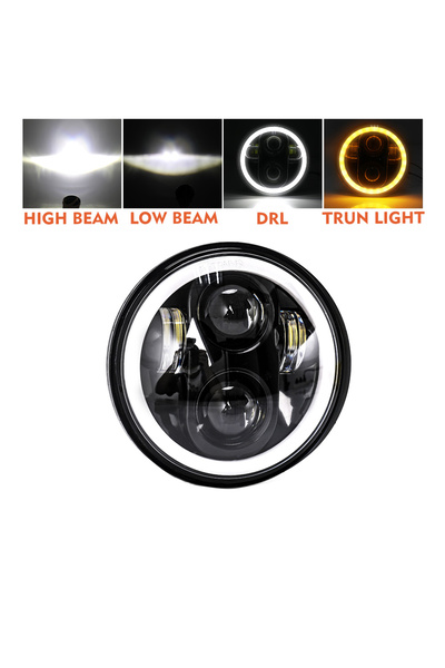 choice2 مصباح أمامي للدراجات النارية BraveWAY M002 LED مقاس 5.75 بوصة، مصباح ...