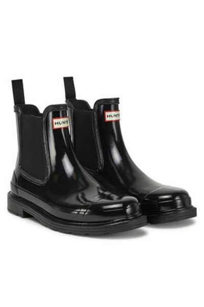 Hunter Ghete Wellington pentru femei negre HUNTER-WFS1018RGL BLACK