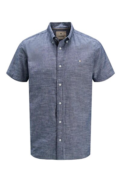 Jack & Jones JPRBLUSUMMER SHIELD S/S SHIRT LN - Faded Denim 12276814-FA
