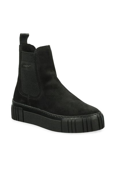 Gant Ghete Chelsea negre pentru femei GANT-29553786 G00 BLACK