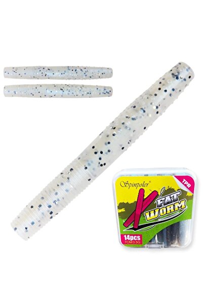 Choice طُعم صيد سمك Color-H Spinpoler Fat Worm Soft Bait Senko الاصطناعي للسب...