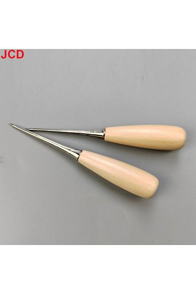 Choice 2pcs 2pcs Thousand Pieces Of Awl With Solid Wood Handle DIY Sewing Accessories, Use Awl To Poke And