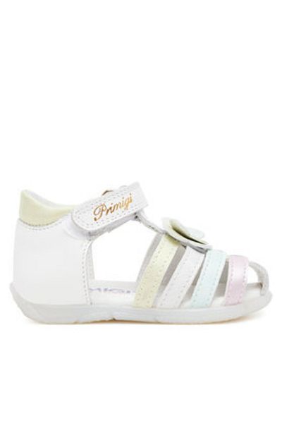 Primigi Sandale pentru fete albe PRIMIGI-7911711 BIANCO/LIME-ACQ