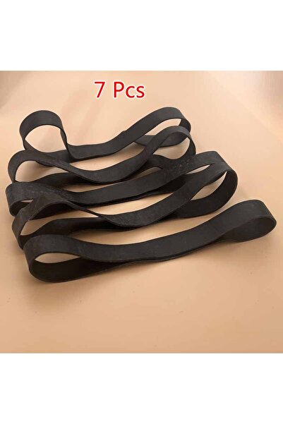 Choice 7 قطع 7 قطع أشرطة مطاطية عريضة 20 مم شريط مطاطي أسود مرن شديد التحمل قوي عبوة كبيرة التعبئة والتغليف