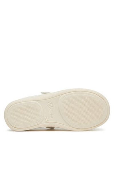 Naturino Balerini pentru fete albi NATURINO-4000713 04 CLARIES 2 BRODATE ALB M