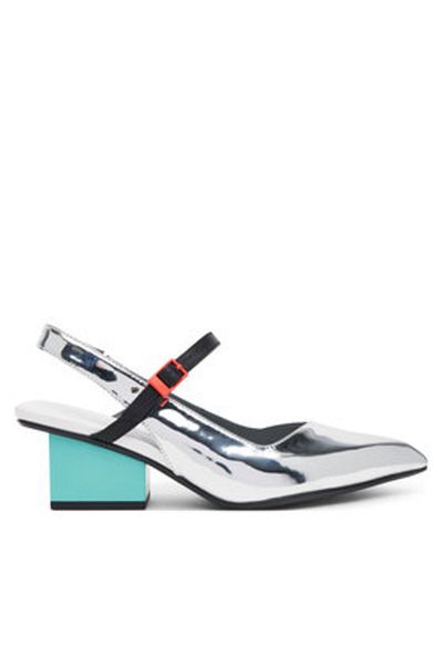 United Nude Sandale argintii pentru femei UNITED NUDE-1091676613 MIRROR SILVER