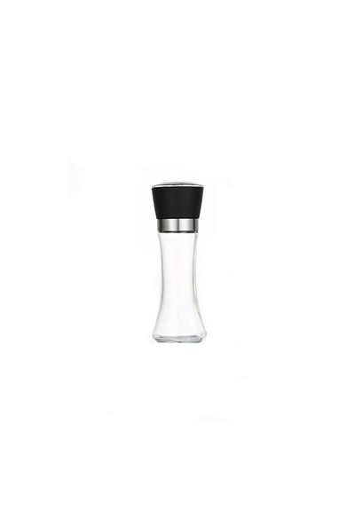 Choice 1pc Large Premium Stainless Steel Pepper Grinder, Durable Glass Body, Adjustable Coarseness Handheld
