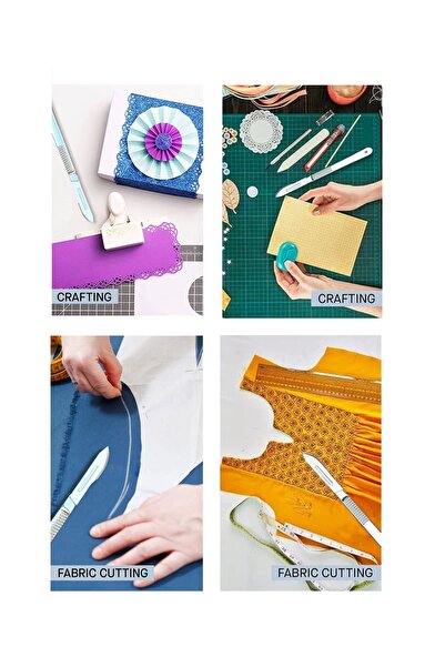 QBR Home Pack of 15 Number 21 Wooden Sculpture Carving Art Replacement Blade. Plug-In Type (Compatible with Sapa Number 4)