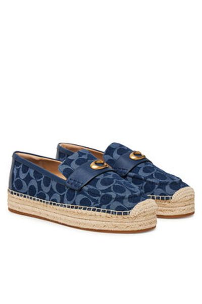 Coach Espadrile albastre pentru femei COACH-CAS73 DEB DEEP BLUE