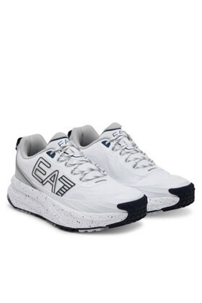 EA7 Emporio Armani Men's Sneakers white EA7 EMPORIO ARMANI-X8X177 XK381 U459 WHITE+GREY VIOLET