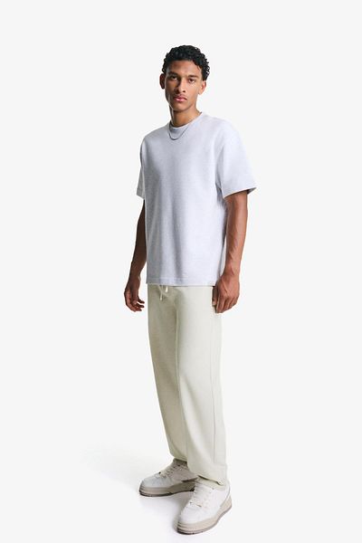 Bershka Straight-fit tailored jogging trousers