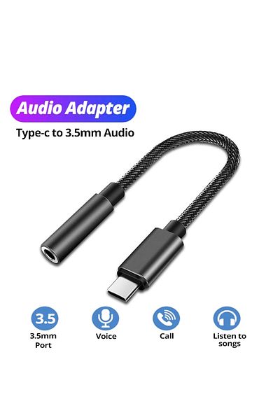 Choice For TypeC Upgraded USB Type C To 3.5 Jack Earphone Adapter USB-C 3 5mm Audio Cable Converter For IP