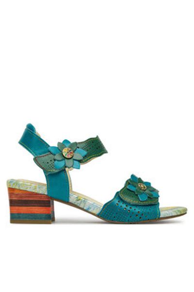 LAURA VITA Women's Sandals green LAURA VITA-HUCBIO 05 TURQUOISE