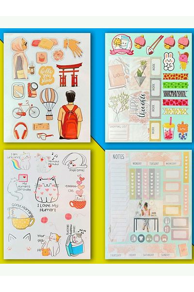 Mielibon DIY Sticker Book 16 Pages |   600+ Stickers