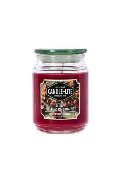Candle-Lite Lite Juicy Black Cherries Jar Candle 510g