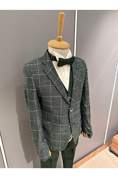 cemden Erkek Çocuk Ekoseli Takım