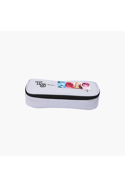 Celebrtyicons Swifties Print Pencil Pouch with Zip Closure