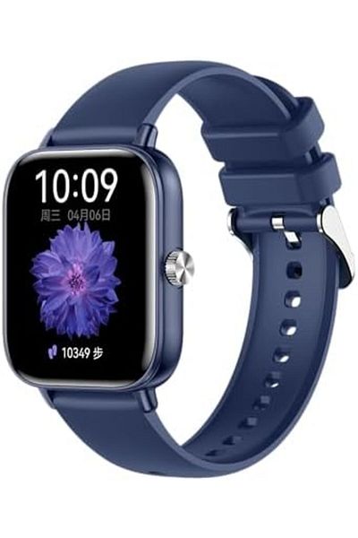 X.Cell Xcell Apollo W5 Smartwatch, 1.85" HD, Bluetooth Calling, SpO₂, IP67, 7-Day Battery, Blue Strap