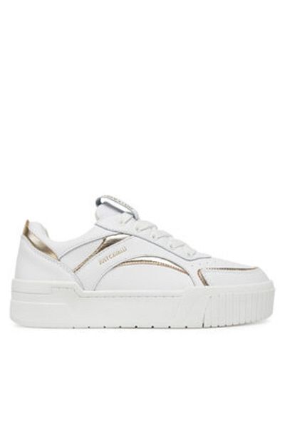 Just Cavalli Pantofi sport pentru femei just cavalli, albi JUST CAVALLI-78RA3ST2 ZPA98 QA9 003+929