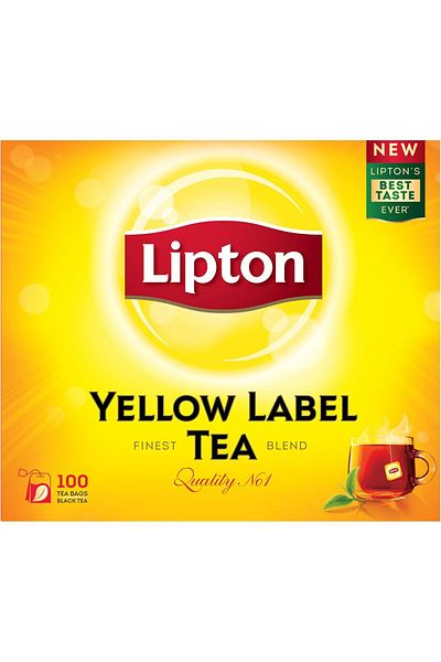 Lipton Yellow Label Tea, Black Tea, 100 Tea Bags