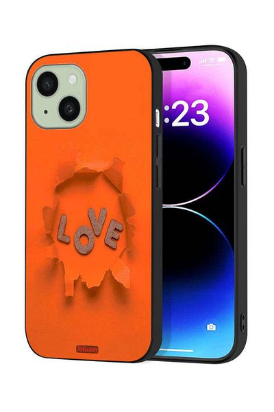 Tolwak غطاء حماية لجهاز Apple iPhone 15 - Love