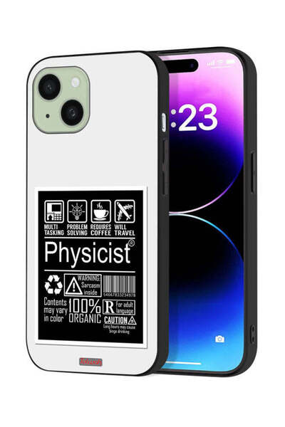 Tolwak غطاء حماية لجهاز Apple iPhone 15 بملصق فيزيائي