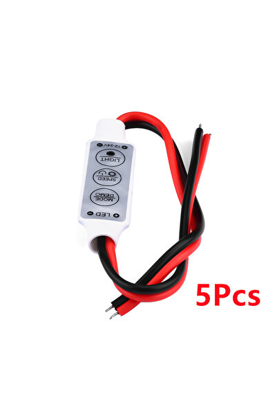 Choice1 5 قطع 10/5 قطع وحدة تحكم صغيرة بإضاءة LED بجهد 12 فولت مع 3 مفاتيح لل...