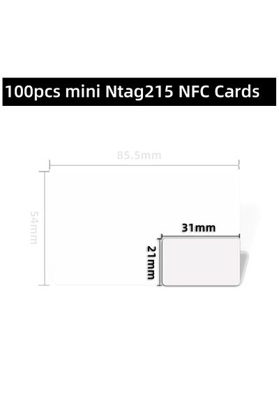 Choice 100pcs mini Cards 100/50pcs NFC Ntag215 Card Coin 13.56MHz 215 Card Label RFID Labels 25 mm diameter