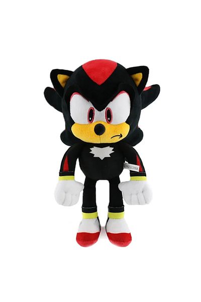 Miniso Black 30cm New 30cm Arrival PP Cotton Sonic Plush Toys Cute Action Figure Shadow the Hedgehog Amy R