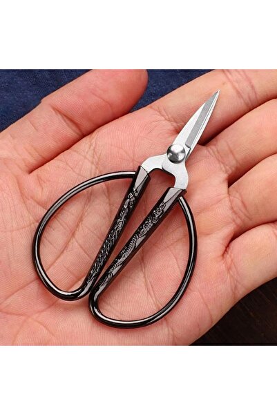 Choice1 مقص خياطة أسود عتيق من الفولاذ المقاوم للصدأ، قطعة واحدة، لقص الأقمشة...