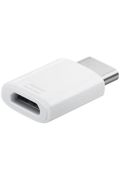 Samsung Adaptor Samsung EE-GN930BWEGWW, MicroUSB - USB Tip-C (Alb)