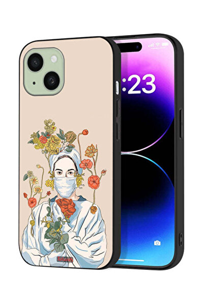 Tolwak Apple iPhone 15 Protective Case Cover Nurse Art