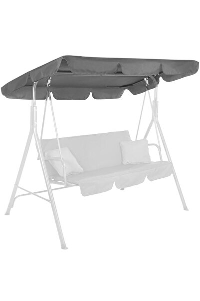 OEM Canvas cover for large garden swing, roof visor, 220x115 cm, gray