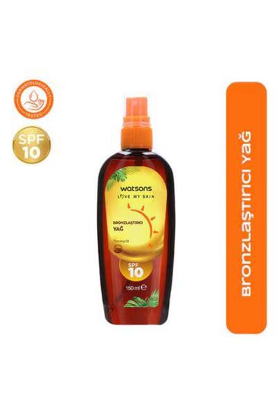 Watsons Bronzlaştırıcı Yağ Spf10 150Ml