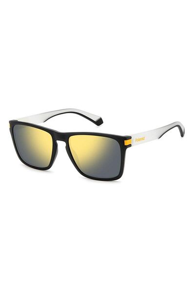 Polaroid Men's Sunglasses Pld 2139/s Pgc/lm, Black, Rectangular, 56 Mm