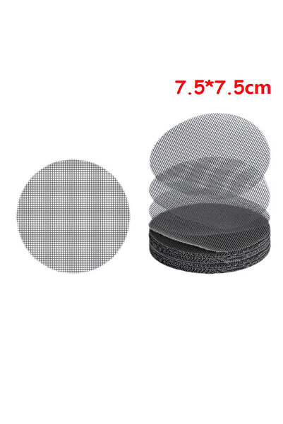 Choice 50 قطعة 7.5 × 7.5 سم 50 قطعة حشية أصيص زهور سيراميك سوداء مانعة للتسرب...